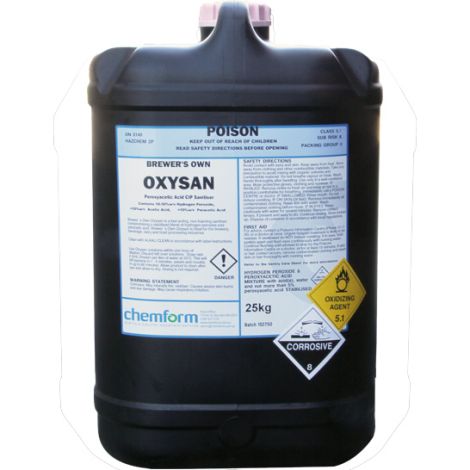 Oxysan Brewers Own 25kg uom = each/1