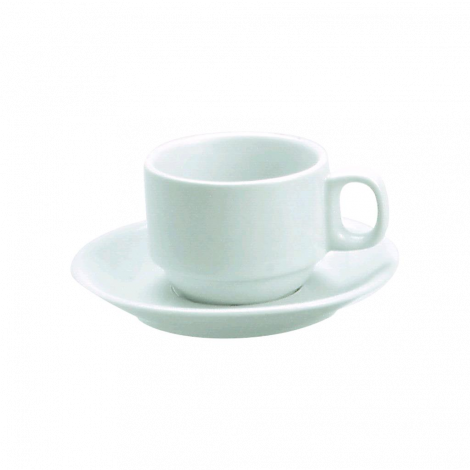 Tea/Coffee Cup Stackable 225ml uom = ctn/48