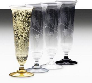 Plastic Champagne Flutes