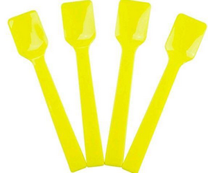Gelato Yellow Spoons