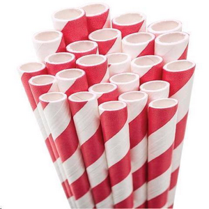 Red And White Straws