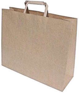 Flat Handle Paper Carry Bags
