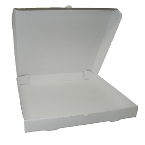 Plain White Capri Pizza Box