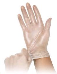 Vinyl Clear Powder Free Extra Large Gloves