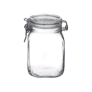 Fido With Clear Lid 1000ml Glass Jars