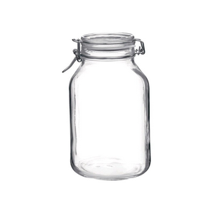 Fido With Clear Lid 3040ml Glass Jars