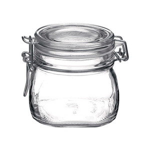 Fido With Clear Lid 500ml Glass Jars